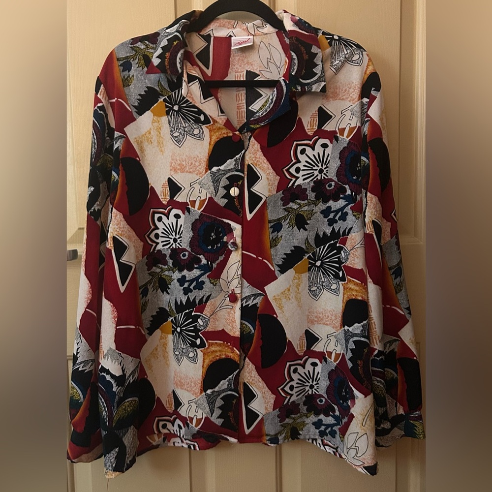 Men's Multicolor Patterned Dress Shirt
